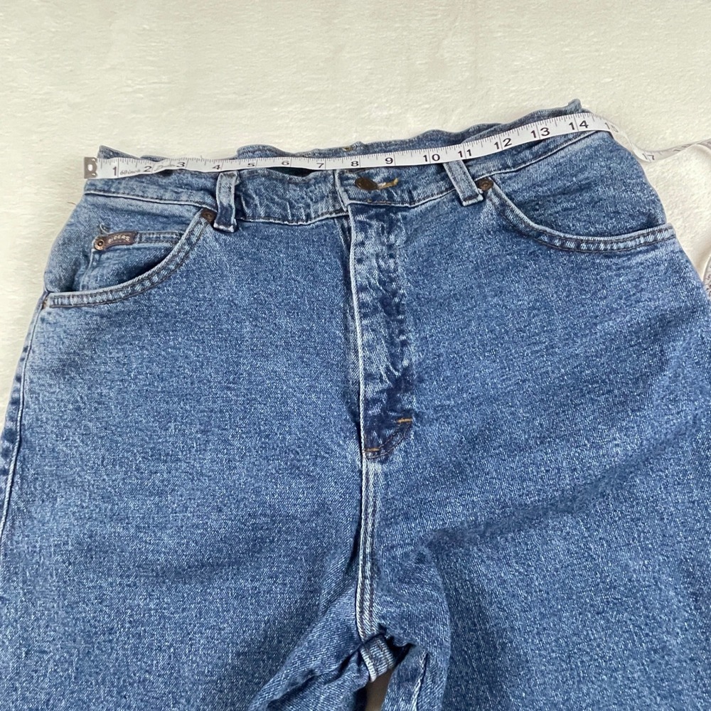 Riders by Lee Womens High Waisted Straight Leg Jeans Blue Medium Wash Size 12M - Picture 6 of 10